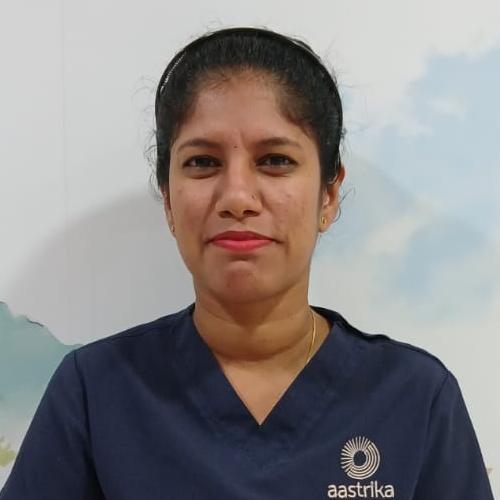 Ashwitha has 6.5 years of experience in nursing and patient care, with previous roles at BRL Hospital, Cyte Care Hospital, and Yenopya Hospital.