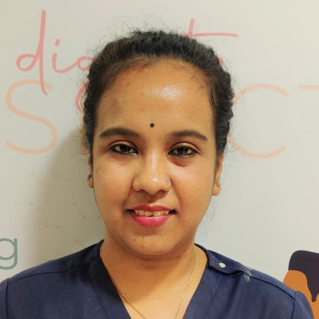 Nidhi brings 9 years of experience in nursing and patient care, having worked at Ramaiah Memorial Hospital.