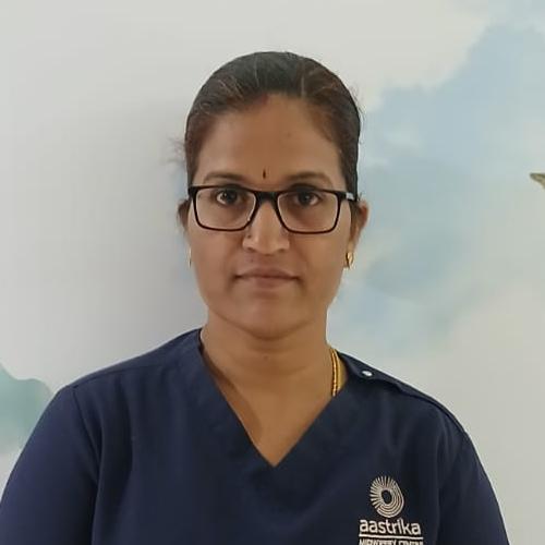 Sridevi brings 16 years of experience in nursing and patient care, having worked at NU Hospitals, DG Hospital, and Maharaja Agrasen Hospital.